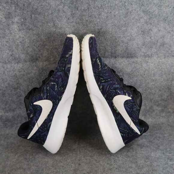 Nike Shoes Womens 8.5 Sneakers Tanjun Print Athletic Trainer Casual Running Blue - Picture 8 of 12